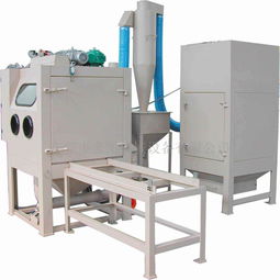 推拉轉臺式噴砂機